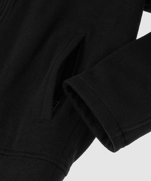 WhoWhat（フーワット）の「WOOL BEAVER ZIP UP BLOUSON（ブルゾン・メンズ・ブラック/ブルー・M）」の4枚目の写真