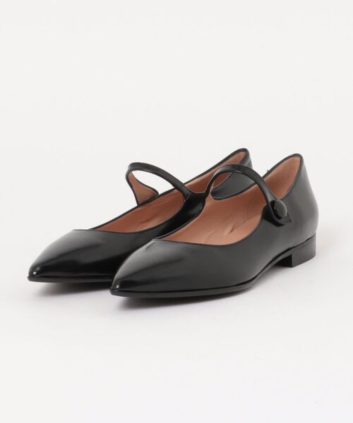 inter-chaussures(インターショシュール)の「【INTER-CHAUSSURES】ポインテッドトウストラップパンプス(I1502N)(パンプス・レディース・ブラック・38)」の1枚目の写真