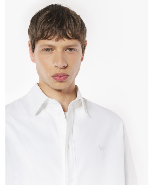 Maison Kitsune（メゾンキツネ）の「PROFILE FOX BUTTON DOWN SHIRT（シャツ/ブラウス・メンズ・ホワイト・S/M/L/XL/XS）」の6枚目の写真