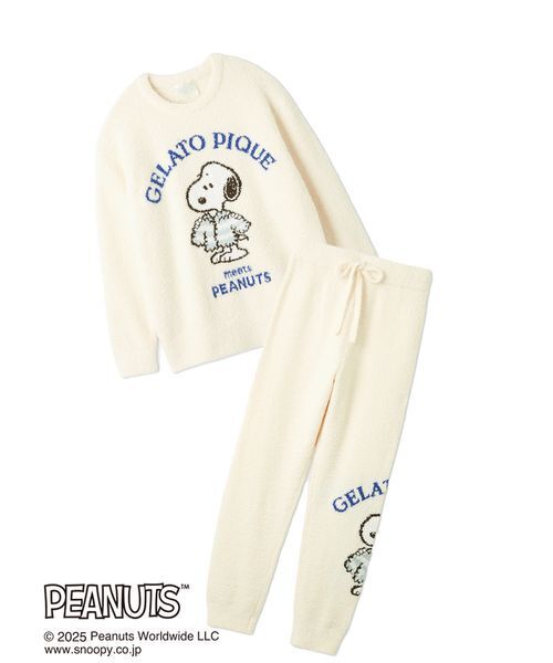 PEANUTS】【ONLINE限定】オリジナルアート ジャガードプルオーバー