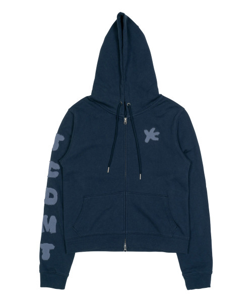 THECOLDESTMOMENT（ザコールデストモーメント）の「TCM tcdmt hooded zip-up (navy)（パーカー・レディース・その他・SMALL/MEDIUM/LARGE）」の2枚目の写真