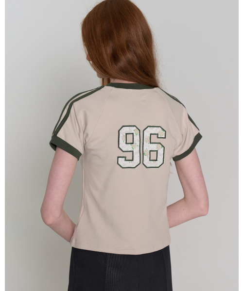 ROCKCAKE(ロックケーキ)の「Sports 96 Lace Crop Top - Beige(Tシャツ/カットソー・レディース・その他・SMALL/MEDIUM)」の1枚目の写真