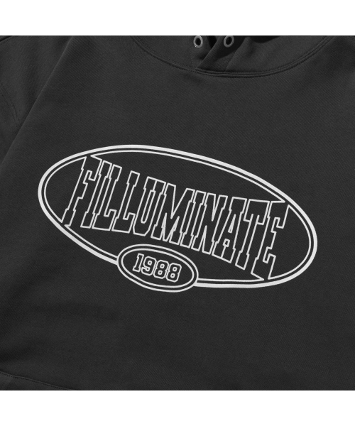 F.ILLUMINATE(フィルミネイト)の「オーバル1988リーグフードパーカー-ブラック(パーカー・レディース・その他・LARGE/SMALL/MEDIUM)」の8枚目の写真