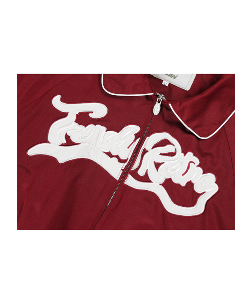 GUBIN(グビン)の「(W) クロップビッグロゴパイピングブルゾン - バーガンディ(ブルゾン・レディース・その他・SMALL/MEDIUM)」の7枚目の写真