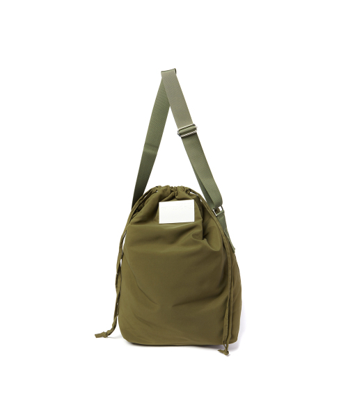 THE GREEN LAB（ザグリーンラボ）の「軽量ストリングフォルダブルショルダークロスバッグ[カーキ]（メッセンジャーバッグ・レディース・その他・FREE）」の3枚目の写真