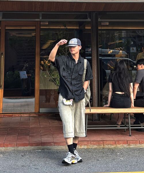 NOMANUAL（NOMANUAL）の「C.D.L BERMUDA PANTS - KHAKI（その他パンツ・レディース・その他・SMALL/MEDIUM/LARGE）」の4枚目の写真