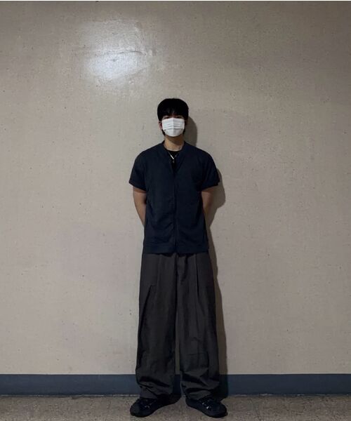XERO（ゼロ）の「Nylon Deep One Tuck String Pants [New 3 Colors]（スウェットパンツ・メンズ・ライトグレー/チャコール/ダークブラック・LARGE/MEDIUM/X-LARGE）」の17枚目の写真