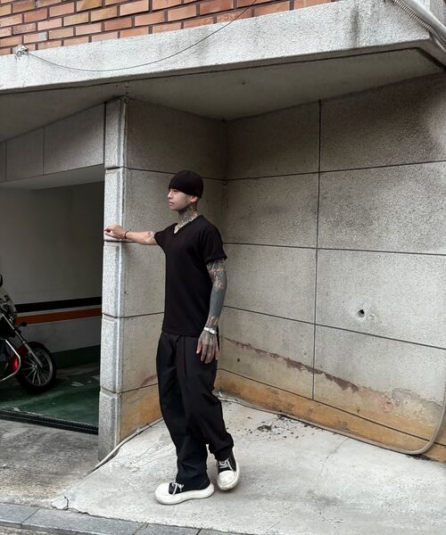 XERO（ゼロ）の「Nylon Deep One Tuck String Pants [New 3 Colors]（スウェットパンツ・メンズ・ライトグレー/チャコール/ダークブラック・LARGE/MEDIUM/X-LARGE）」の19枚目の写真