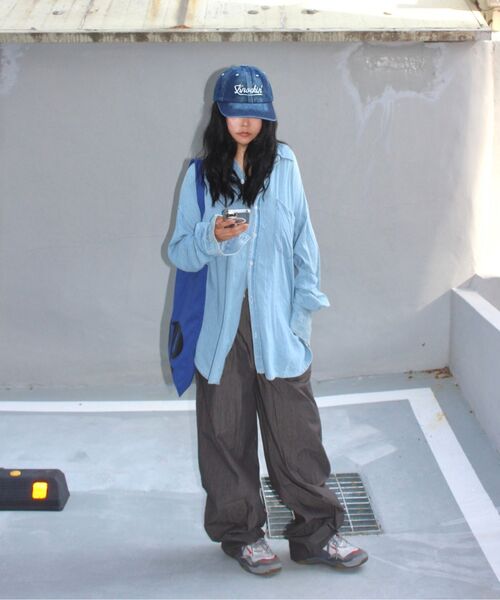 XERO（ゼロ）の「Nylon Deep One Tuck String Pants [New 3 Colors]（スウェットパンツ・メンズ・ライトグレー/チャコール/ダークブラック・LARGE/MEDIUM/X-LARGE）」の20枚目の写真