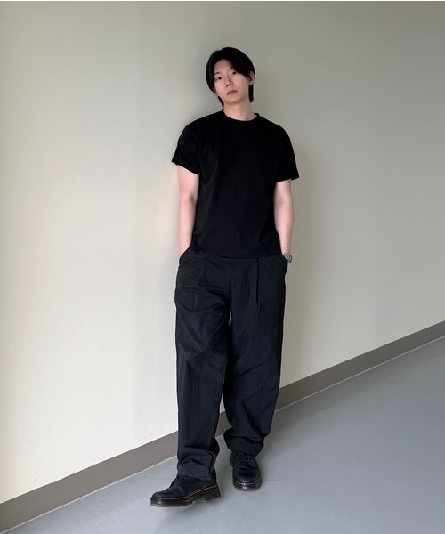 XERO（ゼロ）の「Nylon Deep One Tuck String Pants [New 3 Colors]（スウェットパンツ・メンズ・ライトグレー/チャコール/ダークブラック・LARGE/MEDIUM/X-LARGE）」の13枚目の写真