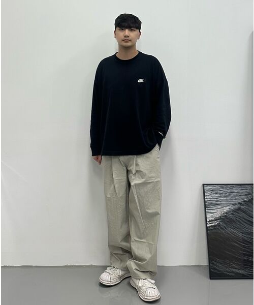 XERO（ゼロ）の「Nylon Deep One Tuck String Pants [New 3 Colors]（スウェットパンツ・メンズ・ライトグレー/チャコール/ダークブラック・LARGE/MEDIUM/X-LARGE）」の14枚目の写真