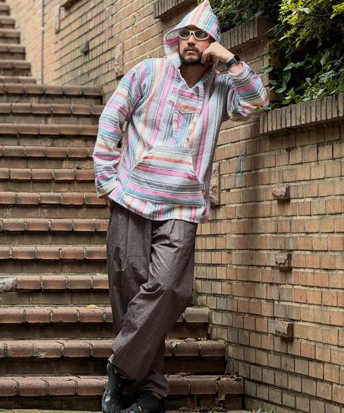 XERO（ゼロ）の「Nylon Deep One Tuck String Pants [New 3 Colors]（スウェットパンツ・メンズ・ライトグレー/チャコール/ダークブラック・LARGE/MEDIUM/X-LARGE）」の9枚目の写真