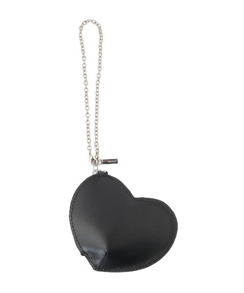 MANOF（マノフ）の「YAHKI×MANOF HEART POUCH（ポーチ・レディース・バーガンディー/ブラック・F）」の9枚目の写真