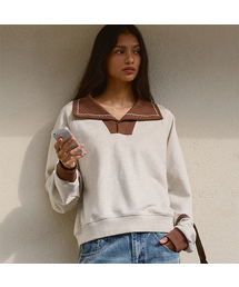 BITTER CELLS | ピーターカラー スウェットシャツ - オートミール(スウェット)