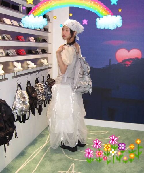 FENNEC(フェネック)の「AIRY POCKET BACKPACK - CHARCOAL(バックパック/リュック・レディース・その他・FREE)」の10枚目の写真