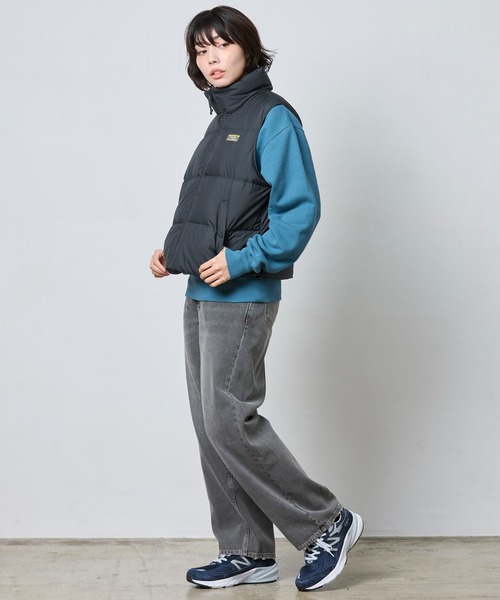 L.L.Bean(エルエルビーン)の「マウンテン・クラシック・ダウン・ベスト、クロップド 米国フィット・プチ(ダウンベスト・レディース・ブラック/サンドベージュ/パープル・LARGE/MEDIUM/SMALL/X-SMALL)」の20枚目の写真