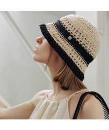 ARTID（アルティーダ）の「ニットクロシェバケットハット_BEIGE（ハット）」