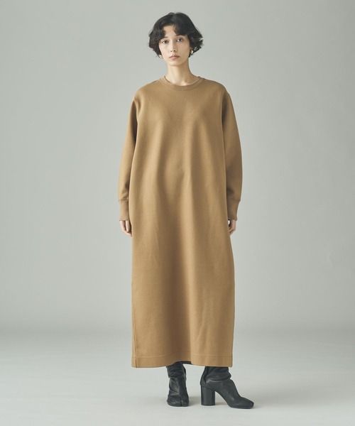 Curensology（カレンソロジー）の「Curensology(カレンソロジー)/ダンボールワンピース（ワンピース・レディース・グレー/ブラック/キャメル・FREE）」の3枚目の写真