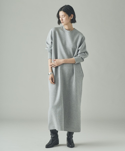 Curensology（カレンソロジー）の「Curensology(カレンソロジー)/ダンボールワンピース（ワンピース・レディース・グレー/ブラック/キャメル・FREE）」の8枚目の写真