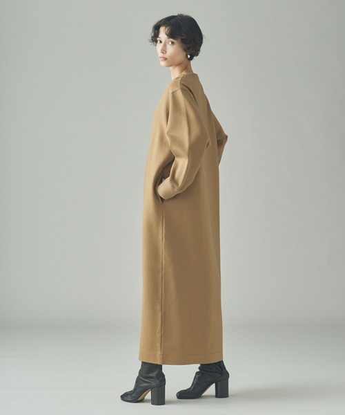 Curensology（カレンソロジー）の「Curensology(カレンソロジー)/ダンボールワンピース（ワンピース・レディース・グレー/ブラック/キャメル・FREE）」の12枚目の写真