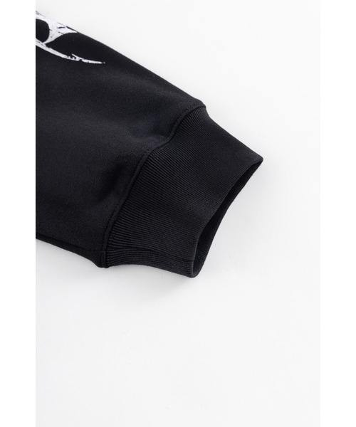 SUPPLIER(サプライヤー)の「ジップフーディ|Tribal Bones Pierced Zip Hoodie|SUPPLIER(パーカー・メンズ・ブラック/グレイッシュブルー・MEDIUM/LARGE/X-LARGE/SMALL/XX-LARGE)」の8枚目の写真