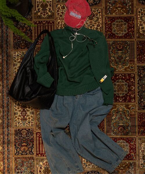 ANGLAN(アングラン)の「Stone Vintage Denim Balloon Pants - Light Blue(デニムパンツ・メンズ・スカイブルー・FREE/1/2)」の12枚目の写真