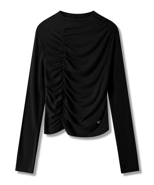Vivacious(ビバシャス)の「Delash Long Sleeve - 3COL(Tシャツ/カットソー・レディース・ピンク/ブラック/アイボリー・FREE)」の8枚目の写真
