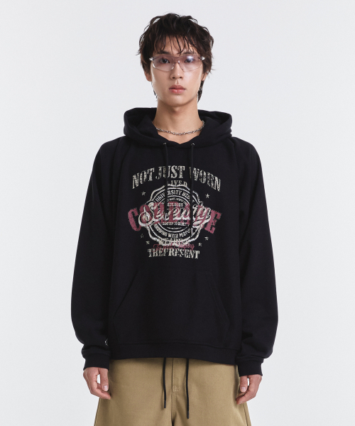 KICHUL(キチョル)の「Cordane Riot Hoodie (Black)(パーカー・メンズ・その他・SMALL/MEDIUM/LARGE)」の1枚目の写真