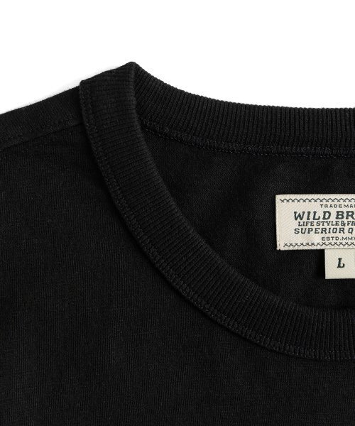 WILD BRICKS(ワイルドブリックス)の「SB ESSENTIAL LONG SLEEVE T-SHIRT (black)(Tシャツ/カットソー・メンズ・その他・LARGE/MEDIUM/X-LARGE)」の4枚目の写真
