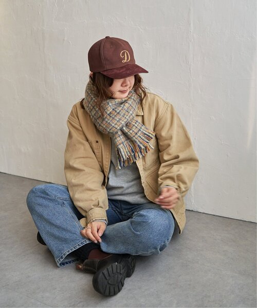 LBC（エルビーシー）の「MIX織 細幅マフラー（マフラー・レディース・グリーン/ネイビー/レッド・FREE）」の6枚目の写真