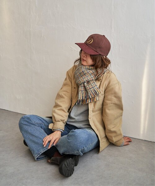 LBC（エルビーシー）の「MIX織 細幅マフラー（マフラー・レディース・グリーン/ネイビー/レッド・FREE）」の7枚目の写真