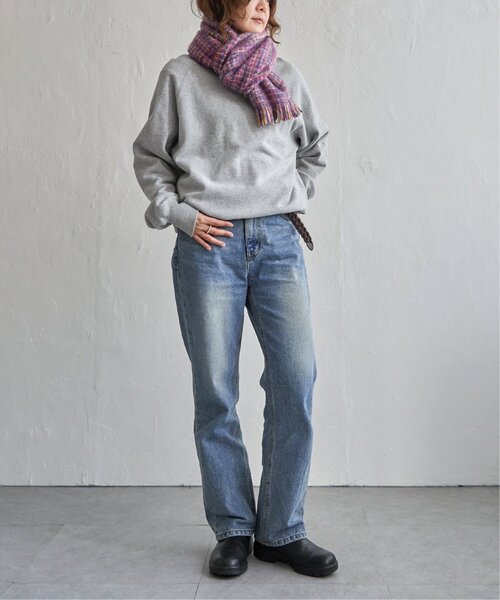 LBC（エルビーシー）の「MIX織 細幅マフラー（マフラー・レディース・グリーン/ネイビー/レッド・FREE）」の11枚目の写真