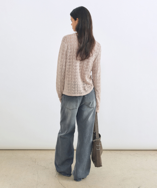 INSILENCE WOMEN(インサイレンスウーマン)の「ナチュラルストラップニット BEIGE(ニット/セーター・レディース・その他・SMALL)」の4枚目の写真