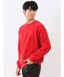 m.f.editorial（エムエフエディトリアル）の「【ハンドウォッシャブル ストレッチ】m.f.エディトリアルメンズ  シェニールヤーン クルーニット（ニット/セーター）」