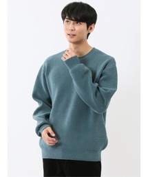 m.f.editorial（エムエフエディトリアル）の「【ハンドウォッシャブル ストレッチ】m.f.エディトリアルメンズ  シェニールヤーン クルーニット（ニット/セーター）」