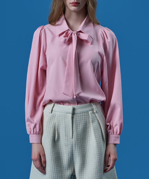 KOLEAT（コレット）の「パフリボンタイシャツエアブラウス[PINK] KCL.（シャツ/ブラウス・レディース・その他・FREE）」の2枚目の写真