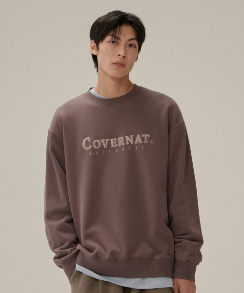 COVERNAT(カバーナット)の「アセンティックロゴ スウェット チョコレート(スウェット・レディース・その他・SMALL/MEDIUM/LARGE/X-LARGE)」の1枚目の写真