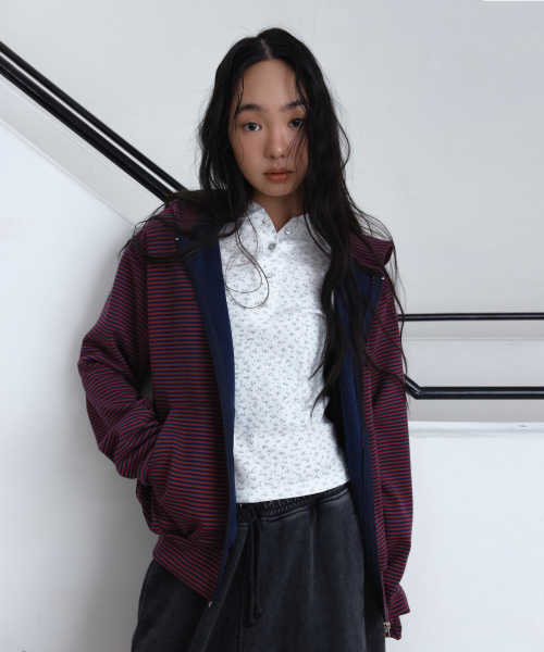 PARAKEET(パラキート)の「ドリフトジップアップフードパーカー(ラストレッド)(パーカー・レディース・レンガ・SMALL/MEDIUM/LARGE/X-SMALL)」の11枚目の写真