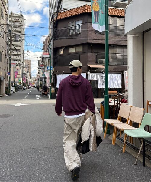 PARAKEET(パラキート)の「ドリフトジップアップフードパーカー(ラストレッド)(パーカー・レディース・レンガ・SMALL/MEDIUM/LARGE/X-SMALL)」の6枚目の写真