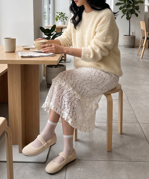 Chubasco（チュバスコ）の「パーフメリージェーンベッソ BESO CB2404 アイボリー（バレエシューズ・レディース・その他・23cm/23.5cm/24cm/24.5cm/25cm）」の9枚目の写真