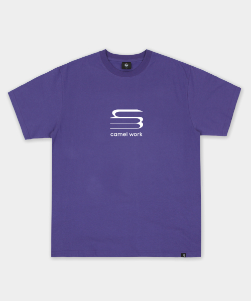 CAMEL WORK（キャメルワーク）の「CM ミドルロゴ半袖Tシャツ（パープル）（Tシャツ/カットソー・メンズ・その他・X-LARGE/LARGE/MEDIUM）」の2枚目の写真