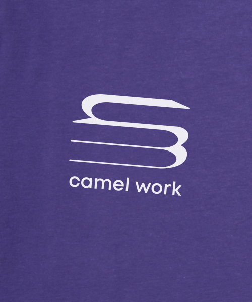 CAMEL WORK（キャメルワーク）の「CM ミドルロゴ半袖Tシャツ（パープル）（Tシャツ/カットソー・メンズ・その他・X-LARGE/LARGE/MEDIUM）」の4枚目の写真