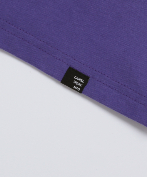 CAMEL WORK（キャメルワーク）の「CM ミドルロゴ半袖Tシャツ（パープル）（Tシャツ/カットソー・メンズ・その他・X-LARGE/LARGE/MEDIUM）」の7枚目の写真