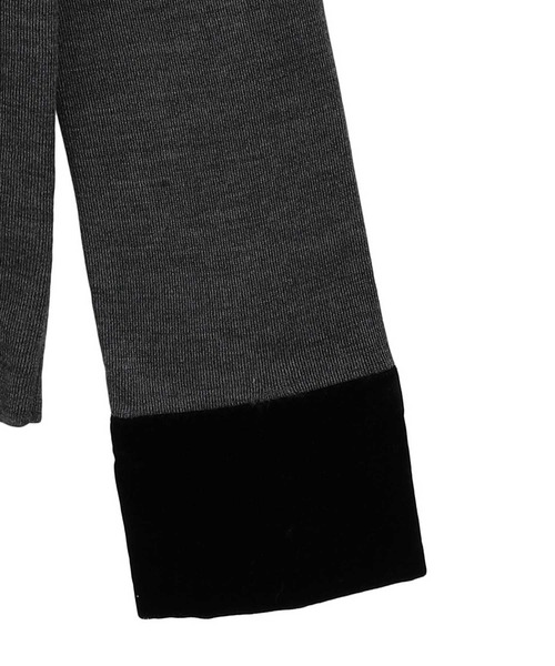 CLANE（クラネ）の「【CLANE/クラネ】VELOR COLLAR KNIT TOPS/ベロアカラーニットトップス（ニット/セーター・レディース・ブラウン/ブラック/グレー・1）」の13枚目の写真