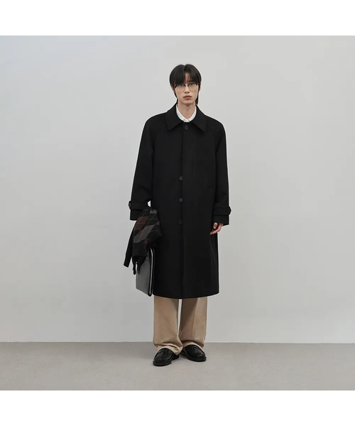 MUSINSA｜ムシンサ（メンズ）のダッフルコート（ブラック/黒色系）通販