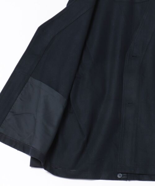 ABAHOUSE（アバハウス）の「【LUCEBER/ルースバー】 WOOL LINER COAT/ウールノーカラーライナーコート（ノーカラージャケット・メンズ・チャコールグレー/ネイビー・M/L）」の3枚目の写真