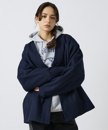 ABAHOUSE | 【LUCEBER/ルースバー】 WOOL LINER COAT/ウールノーカラーライナーコート(ノーカラージャケット)