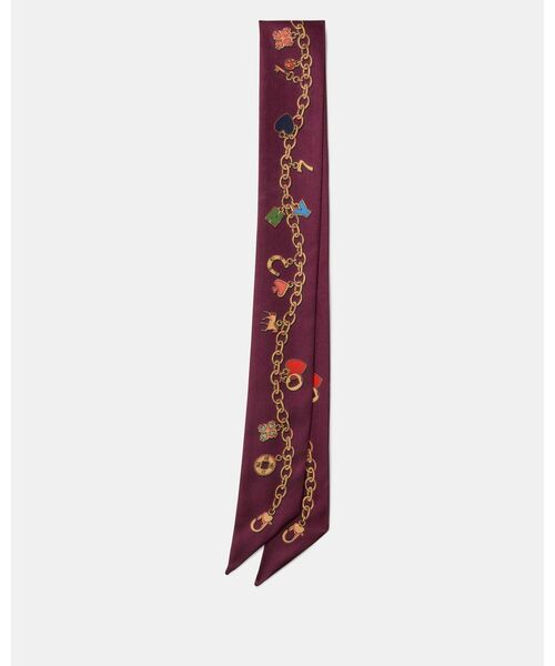kate spade new york(ケイトスペード ニューヨーク)の「ラッキー チャーム シルク スキニー(ストール/ショール・レディース・その他・ONESIZE)」の3枚目の写真