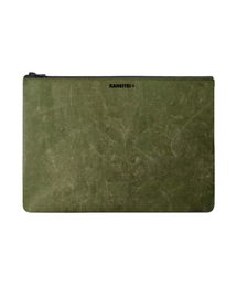 TIGER FLAT POUCH XL (OLIVE DRAB) / UPCYCLED