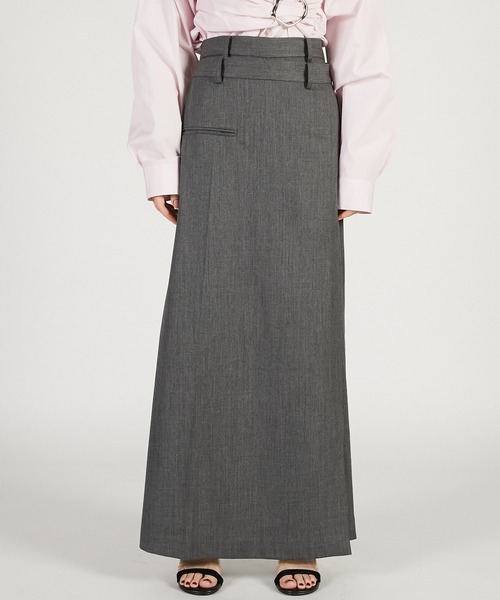 PRANK PROJECT（プランクプロジェクト）の「【2026Spring Pre-Order】ラップパンツ / Wrap Pants（その他パンツ・レディース・チャコールグレー/ブラック/ブラウン・36/38）」の3枚目の写真